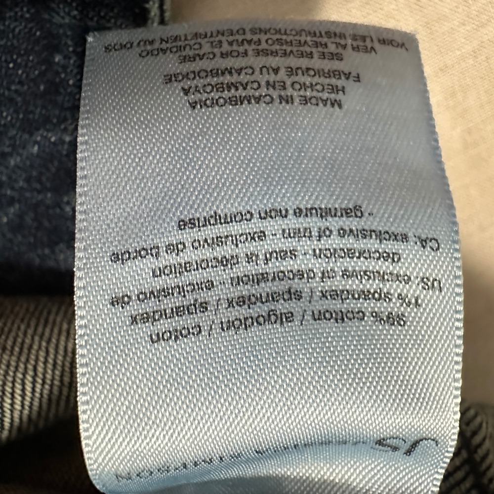 Jessica Simpson Women's 16 Super Wide Leg Jeans Willow Dark Wash High Rise NEW - Picture 10 of 12